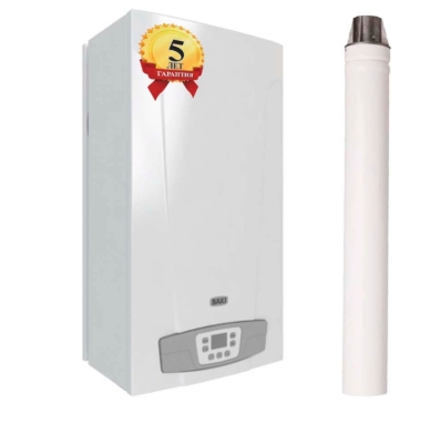 Газовый котел Baxi ECO-4s 24F с дымоходом в комплекте
