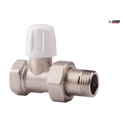 Кран (вентиль) радиаторный Icma 1/2" прямой (обратн.)