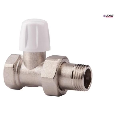 Кран (вентиль) радиаторный Icma 3/4" прямой (обратн.)