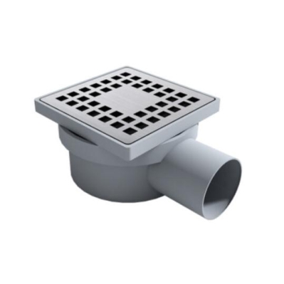 Трап душевой угловой с отводом 50 мм M-10 Metline