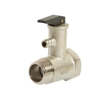 Клапан предохранительный для бойлера с ручкой 1/2" вн/нар 8,5 бар VRT?