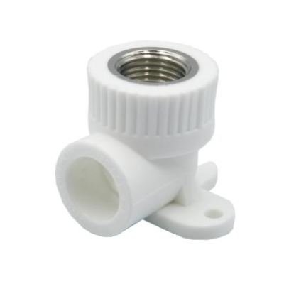 Угол комб. вн 20х1/2" с креплением белый EVER PLAST