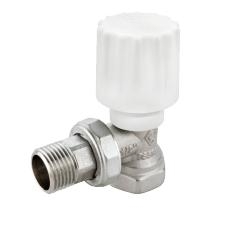 Кран радиаторный угловой 1/2" (подача)  KAS