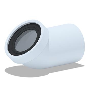 Труба фановая 110*45° АНИ пласт W4220