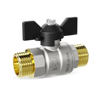 Кран шаровой 1/2" нар/нар бабочка LD Pridе