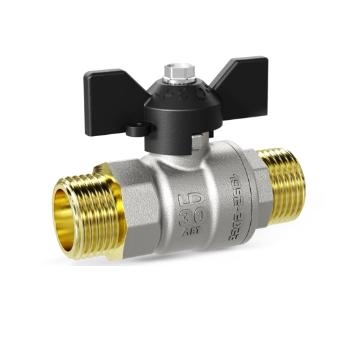 Кран шаровой 3/4" нар/нар бабочка LD Pridе