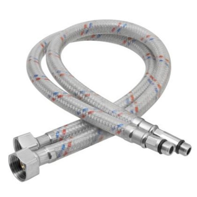 Гибкая подводка к смесителям VRT 0,6 м (пара) VRT? 1/2F-M10 (нейлон)