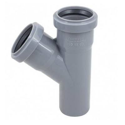 Тройник канализационный 50 * 50 * 67,5 гр. Политэк