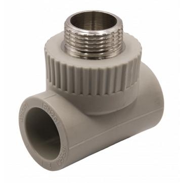 Тройник комб. нар 25Х3/4"Х25 серый EVER PLAST