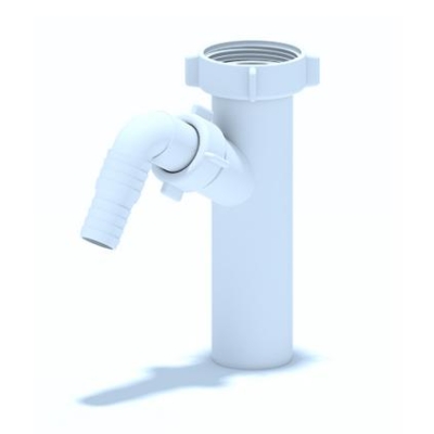 Отвод стиральной машины 1 1/2"*40 АНИ пласт M140