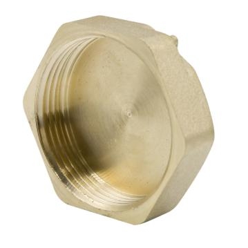 Заглушка 1 1/2" вн ЛАТ с контр отв LEXLINE 40