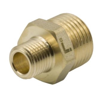 Ниппель переходной 1/2" - 1/4" нар/нар ЛАТ LEXLINE 15-8