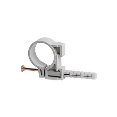 Крепление пластиковое для труб (бобры) 25 мм