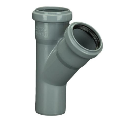 Тройник канализационный 40 * 40 * 45 гр. Политэк