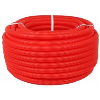 Гофра для пластиковых труб (Пешель) 26/32 красная