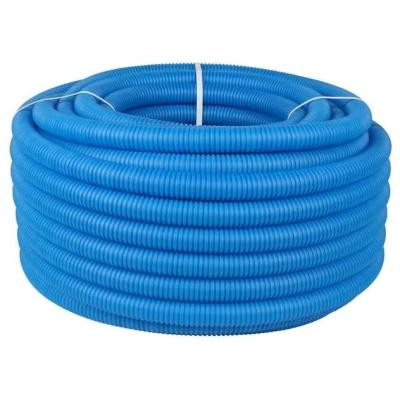 Гофра для пластиковых труб (Пешель) 26/32 синяя