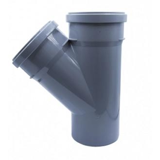 Тройник канализационный 110 * 110 * 45 гр. ПП EVER PLAST