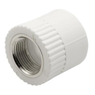 Муфта комб. вн 32Х3/4" белая EVER PLAST