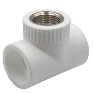 Тройник комб. вн 32Х3/4"Х32 белый EVER PLAST