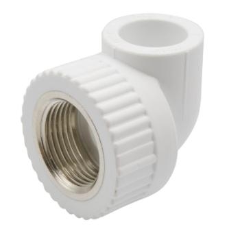 Угол комб. вн 20х3/4" белый EVER PLAST