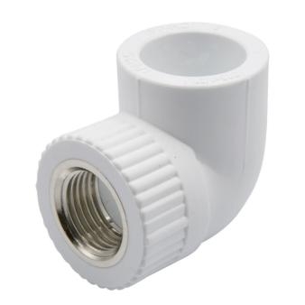 Угол комб. вн 25х1/2" белый EVER PLAST