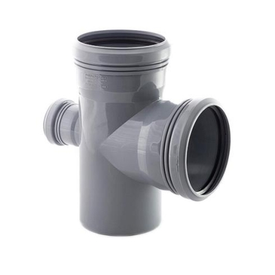 Крестовина одноплоскостная канализационная 110 * 110 * 50 * 90 гр. Политэк