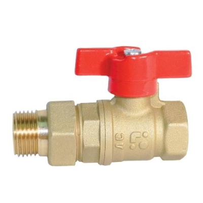 Кран шаровой с американкой 3/4" вн/нар бабочка БАЗ