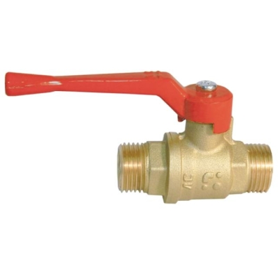 Кран шаровой 3/4" нар/нар ручка БАЗ