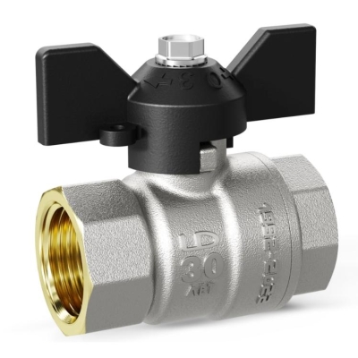 Кран шаровой 1/2" вн/вн бабочка LD Pridе