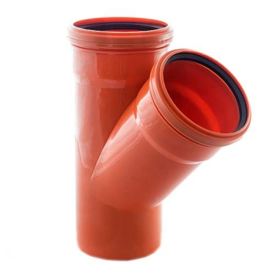 Тройник 110 * 110 * 45 гр. (нар.) Политэк