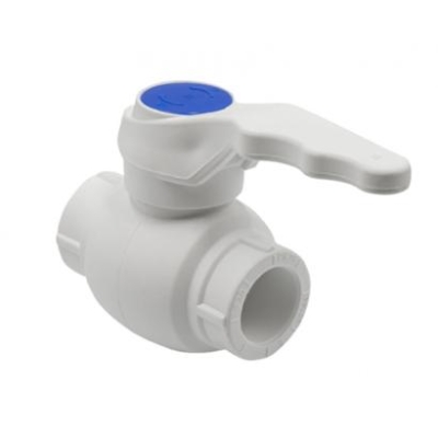 Кран шаровый 25 ПП белый EVER PLAST