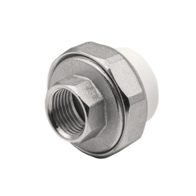 Муфта комбинированная разъемная, внутренняя резьба 25х1/2" белый EVER PLAST