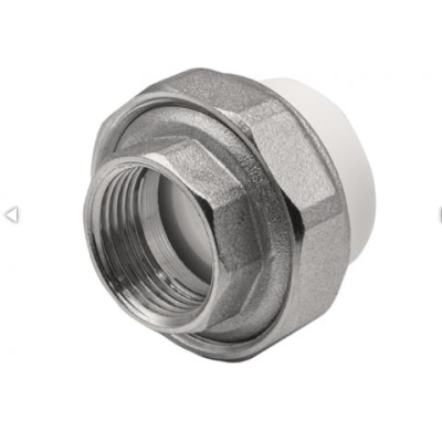 Муфта комбинированная разъемная, внутренняя резьба 25х3/4" белый EVER PLAST