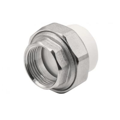 Муфта комбинированная разъемная, внутренняя резьба 32х1" белый EVER PLAST