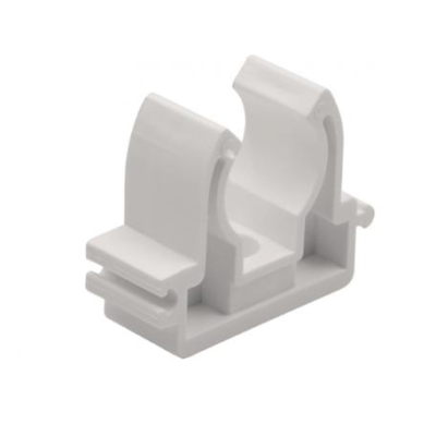 Фиксатор для полипропиленовой трубы (клипса) 20 белый EVER PLAST