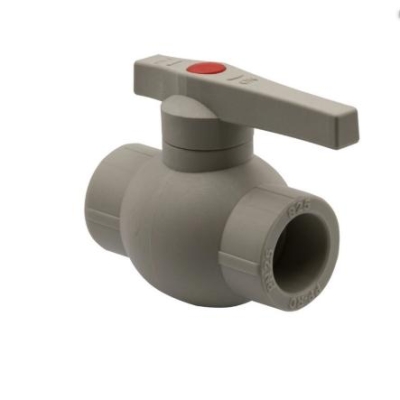 Кран шар 25 ручка серый EVER PLAST