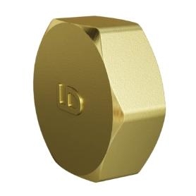 Заглушка латунная DN25 (1") с внутренней резьбой LD Pride