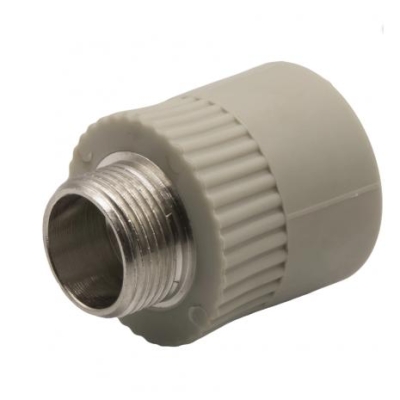 Муфта комб. нар 32Х3/4"  серая EVER PLAST