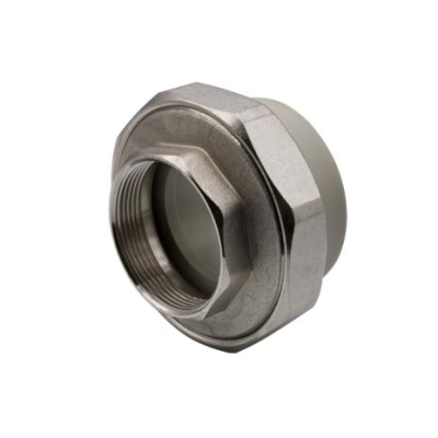 Муфта комб. разъемная, вн 63Х2" серая EVER PLAST