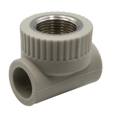 Тройник комб. вн 20Х3/4"Х20 серый EVER PLAST