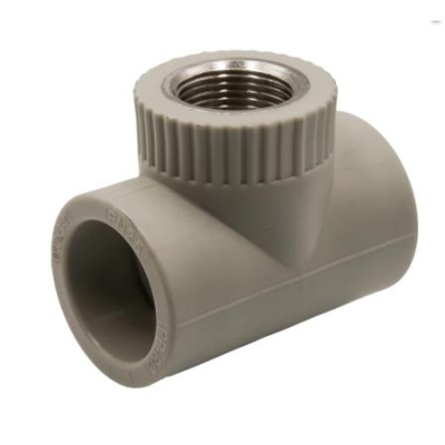 Тройник комб. вн 32Х3/4"Х32 серый EVER PLAST