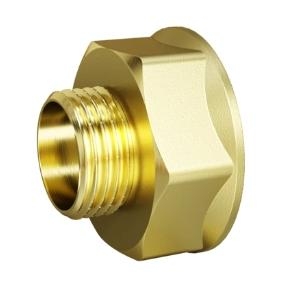 Переход латунный DN20х15 (3/4" вн х 1/2" нар) LD Pride