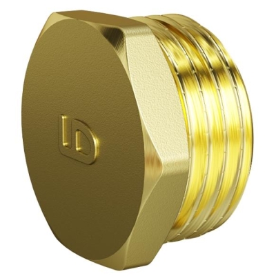 Пробка (в трубу) латунная DN25 (1") нар LD Pride