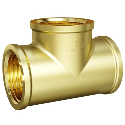 Тройник латунный DN15 (1/2") вн/вн/вн LD Pride