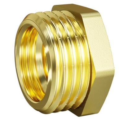 Футорка латунная DN20х15 (3/4" нар х 1/2" вн)  LD Pride