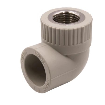 Угол комб. вн 25х1/2" серый EVER PLAST