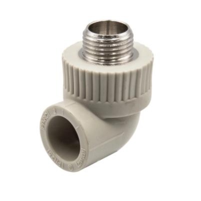 Угол комб. нар 20х1/2" серый EVER PLAST