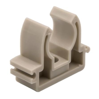 Фиксатор для трубы 20 серый EVER PLAST