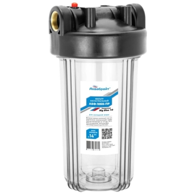 Магистральный фильтр для холодной воды Аквабрайт АБФ-10ББ-ПР