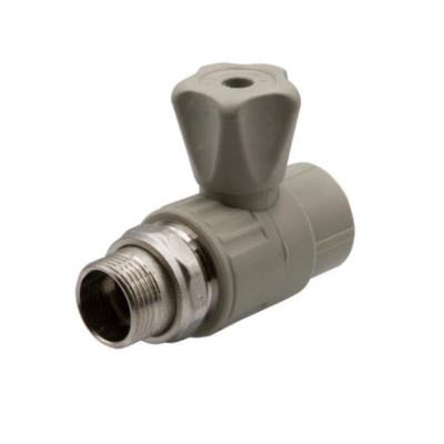 Кран шаровой для радиатора прямой 25х3/4" Formul (Турция) серый